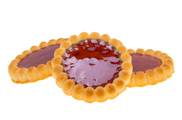 Sticker - cookies with jam isolated