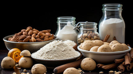 Wall Mural - cookies and milk