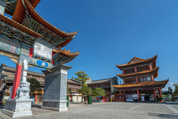 Wall Mural - Archway in downtown Kunming