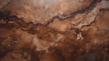 Natural Coffee Brown Marble Slab Texture Background. Generative AI.