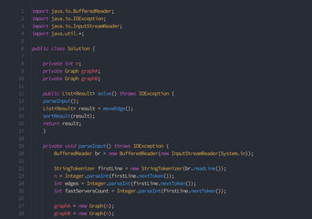 Background with source code