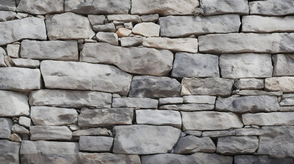 Wall Mural - Stone wall of an old house marble texture. Generative AI.