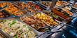 © monticellllo - Asian food sold in a shopping mall food court