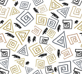 seamless pattern with shapes 