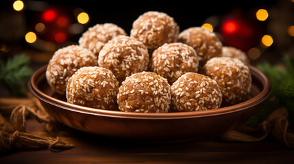 Canvas Print - christmas cookies with chocolate