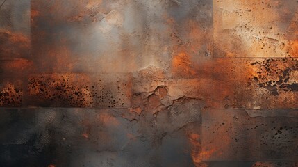 Wall Mural - dynamic metallic abstraction: contemporary texture background