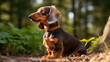 Dachshund (wiener dog, badger dog, doxie, and sausage dog), AI Generated
