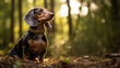 Dachshund (wiener dog, badger dog, doxie, and sausage dog), AI Generated