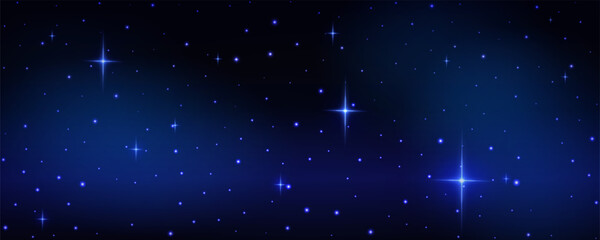 Wall Mural - concept of web banner. magic color galaxy. horizontal space background with realistic nebula, stardu