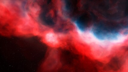 nebula gas cloud in deep outer space
