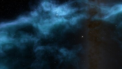 nebula gas cloud in deep outer space
