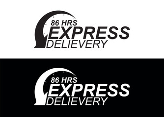 Wall Mural - Express delivery in 86 hours. Fast delivery, express and urgent shipping