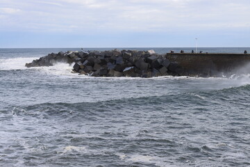 Sticker - Waves arriving to the coast