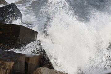 Sticker - Waves arriving to the coast