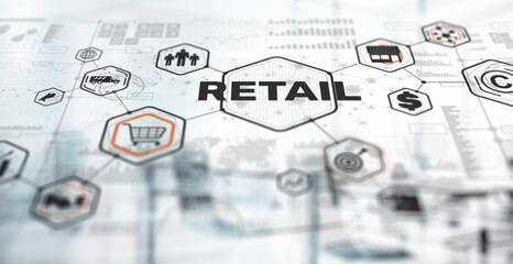 Retail. Omni channel technology of online retail business