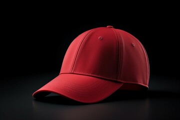 Wall Mural - Baseball cap mockup. Background with selective focus and copy space