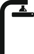 © anatolir - Long shower head icon simple vector. Cold room wet. Wash clean