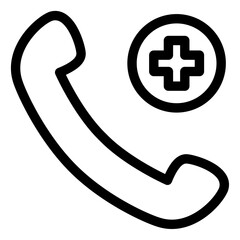 Sticker - emergency hospital call