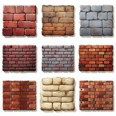 Wall Mural - brick wall cement old textured stone pattern background surface architecture structure material d