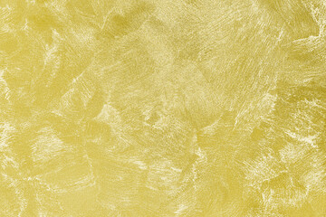 Poster - Texture of golden decorative plaster or concrete. Abstract gold grunge background.