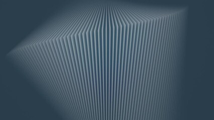 Fototapete - Background with a pattern of lines and shapes. 3d rendering loop animation 4K