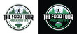 Adventure hikers logo design template. Modern Food company logo design template. Mountain logo