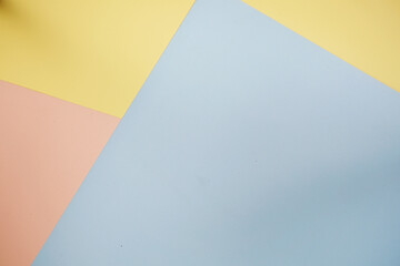 Wall Mural - Geometric with pastel color texture background