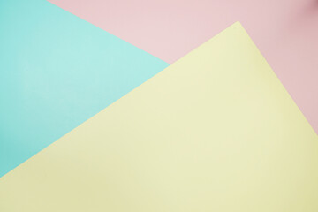 Wall Mural - Geometric with pastel color texture background