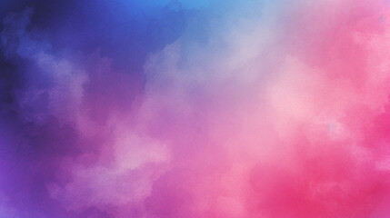 Wall Mural - pink purple magenta blue gradient background. grainy texture. banner cover design