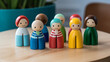© alexkich - Wooden people figures divided into groups
