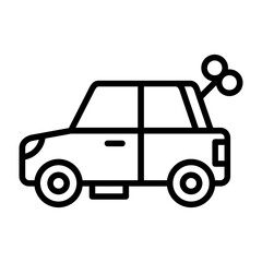 Sticker - Car Toy Icon