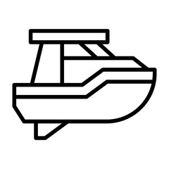 Sticker - Boat Icon