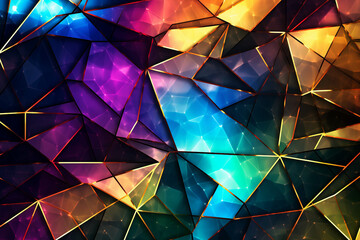 abstract background with triangles