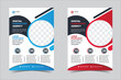 © Peacock - Flyer design, brochure template layout design. Corporate business annual report, catalog, magazine, flyer mockup