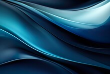 Fond D'écran D'une Vague Bleue Design. Wallpaper Of A Blue Wave Design.
