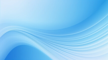 Wall Mural - Blue pastel wave gradient background. PowerPoint and webpage landing page background.