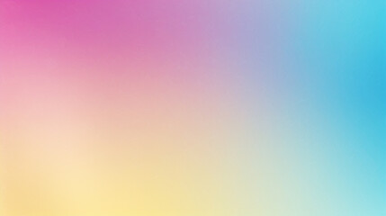 Wall Mural - Light grainy background. Pastel abstract gradient banner. 