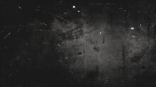  Black And White White Surface With A Few Star In The Distance.Dust Dirt Particles Salt Snow Powder Spray. Authentic Black Rough Grunge Distressed Overlay Texture Surface..particles In Space