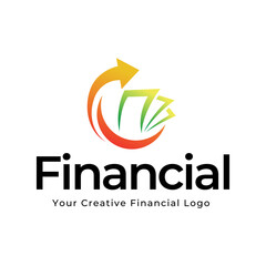 Wall Mural - Money Logo designs template vector, Finance logo designs vector, Logo symbol icon