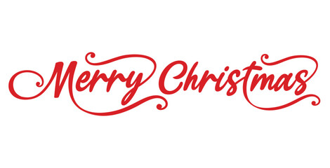 merry christmas in cursive, calligraphy, writing, lettering, text, font, phrase, type, vector, isola