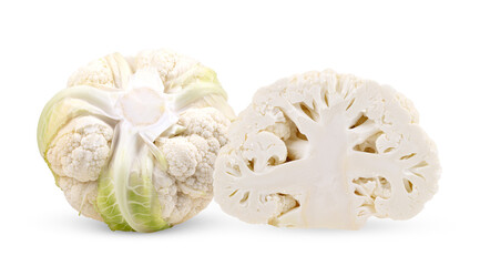 Wall Mural - Cauliflower isolated on transparent png