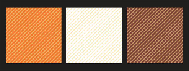 Canvas Print - abstract seamless set of diagonal blend line pattern perfect for banner poster.