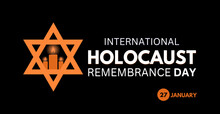 International Holocaust Remembrance Day, 27 February. Campaign Or Celebration Banner Design