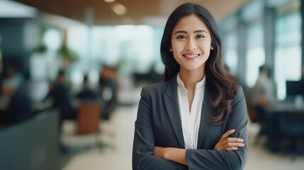 Portrait of a young businesswoman