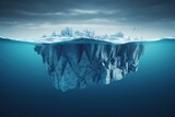 Fototapeta Na sufit - Iceberg - Underwater Risk 