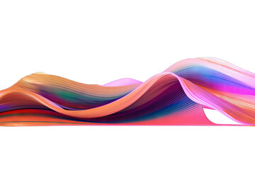 Wall Mural - glasses curve graphic gradient wavy creative purple vibrant highcoloured illustration blue isolated background fashion design futuristic threedimensional abstract Colorful wave 3d render