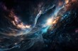 Galactic serenity frozen in time, where the cosmos reveals its tranquil beauty through the lens of an interstellar observer