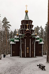 Poster - Church of St. Sergius of Radonezh. Ganin yama