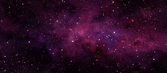 Wall Mural - cosmic illustration. beautiful colorful space background. watercolor cosmos