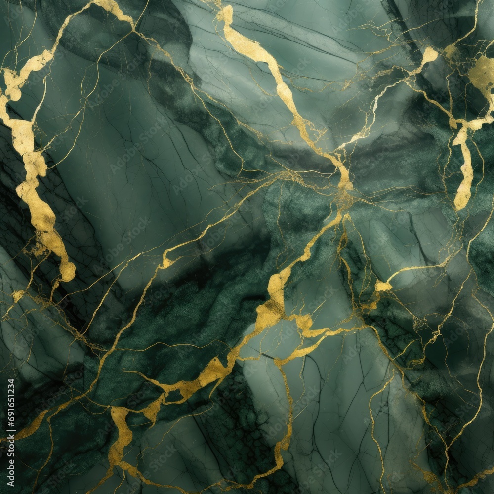 Green marble texture with gold veins Stock Illustration | Adobe Stock